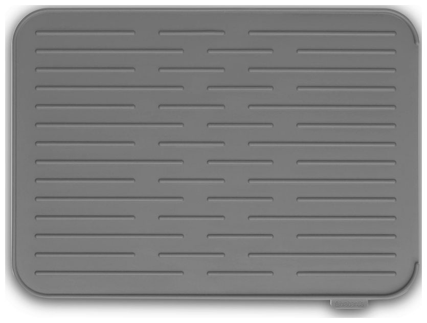 Изображение товара Силиконовый коврик для сушки посуды Brabantia Sink Side 117442 темно-серый