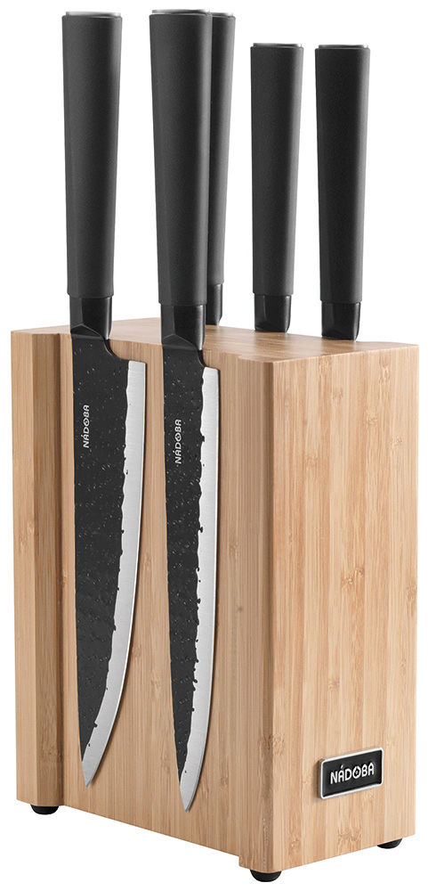 Набор ножей Nadoba HORTA, 723616 универсальный растягивающийся нож deli из нержавеющей стали набор инструментов нескользящие лезвия нож для вырезания бумаги инструменты