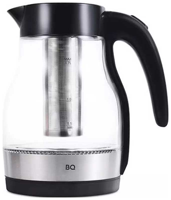 Изображение товара Чайник BQ KT2046G Черный-Сталь 1.7 л 2.2 кВт с подсветкой Изображение товара Чайник BQ KT2046G Черный-Сталь 1.7 л 2.2 кВт с подсветкой