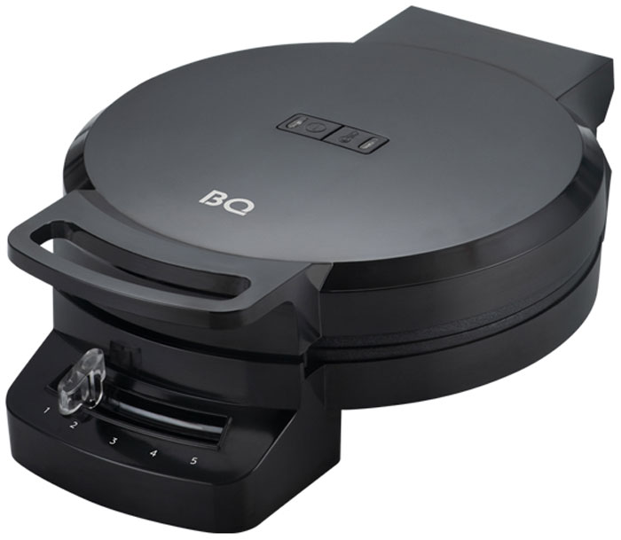 Изображение товара Вафельница BQ ST1001 Чёрный с антипригарным покрытием и индикаторами готовности