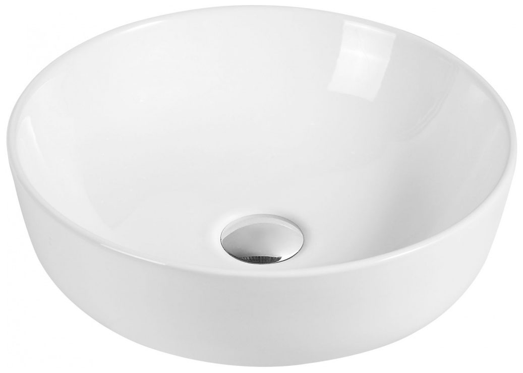 Изображение товара Раковина Aquanet Moon-1 белый глянец к столешнице круглая керамика 41.5 см