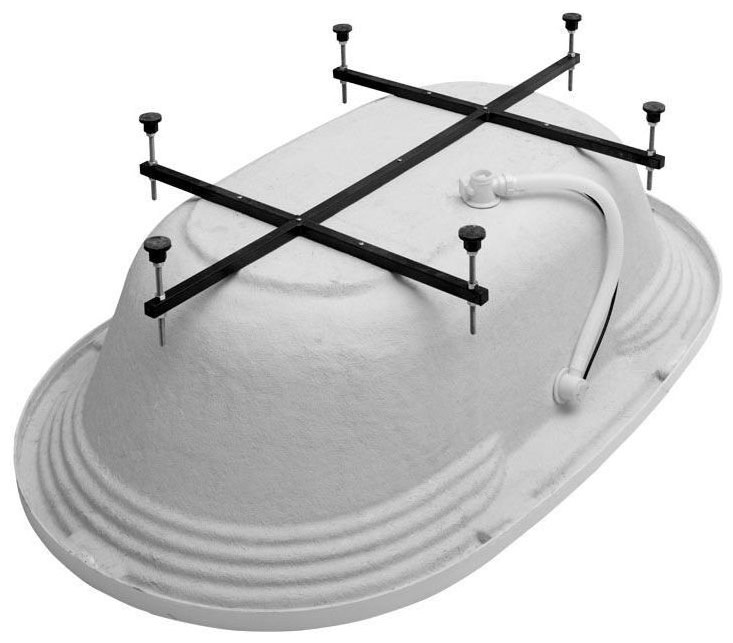 Изображение товара Каркас сварной для акриловой ванны Aquanet Mishel 190 черный (00210288)