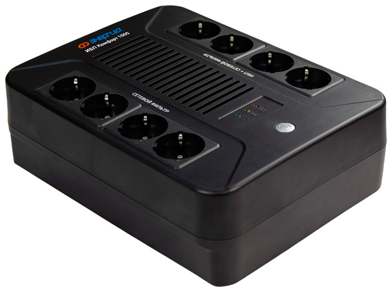 Изображение товара Источник бесперебойного питания Энергия Комфорт 1000 600 ВА В 220 В 1ф IP20