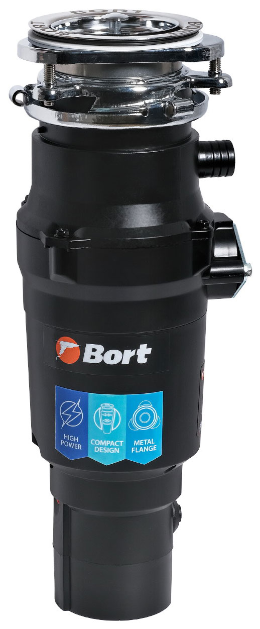 Измельчитель пищевых отходов Bort TITAN 7000 измельчитель пищевых отходов bort titan 5000 560 вт 1 4 л