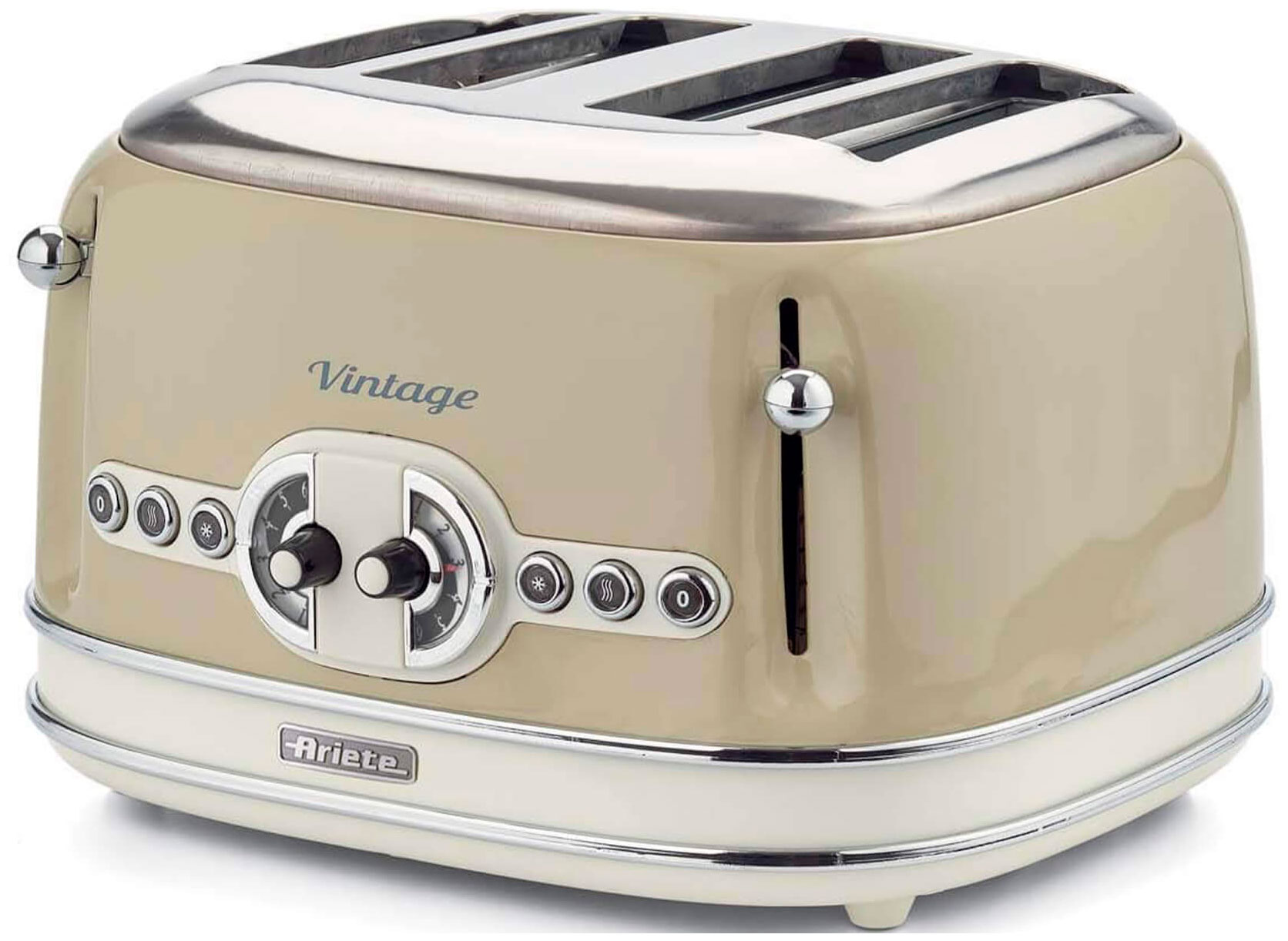 Изображение товара Тостер Ariete Vintage 156/03 Б0026717 бежевый Изображение товара Тостер Ariete Vintage 156/03 Б0026717 бежевый