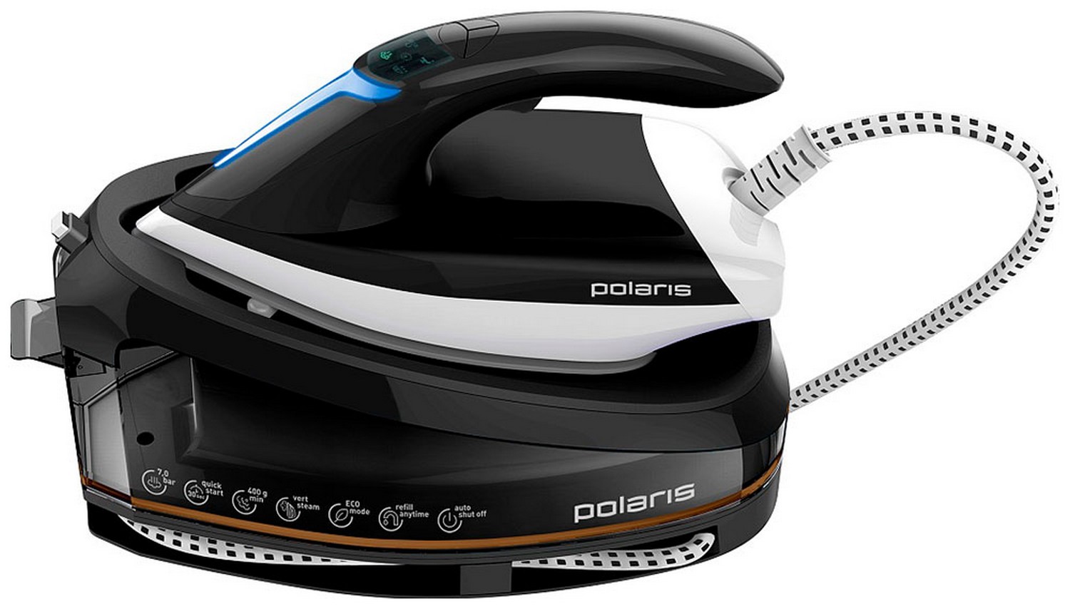 Изображение товара Парогенератор Polaris PSS 7510K Белый/черный с технологией SMART TEMP