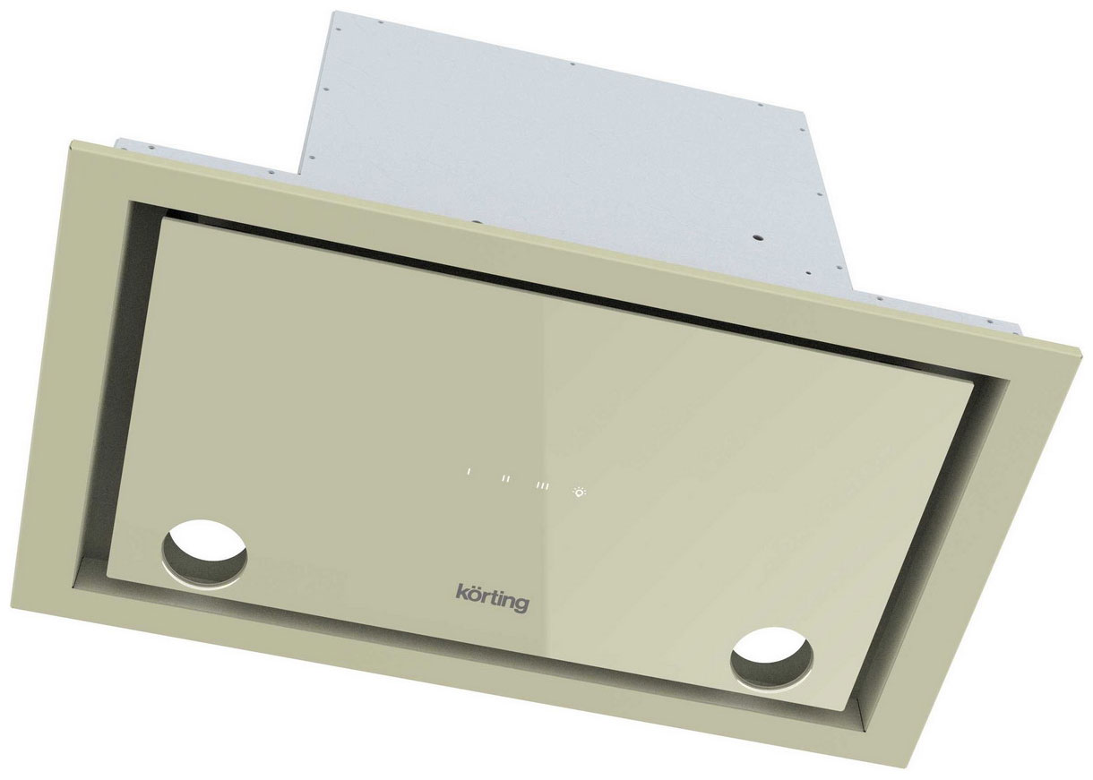 Изображение товара Вытяжка кухонная Korting KHI 6777 GB слоновая кость сенсорное управление