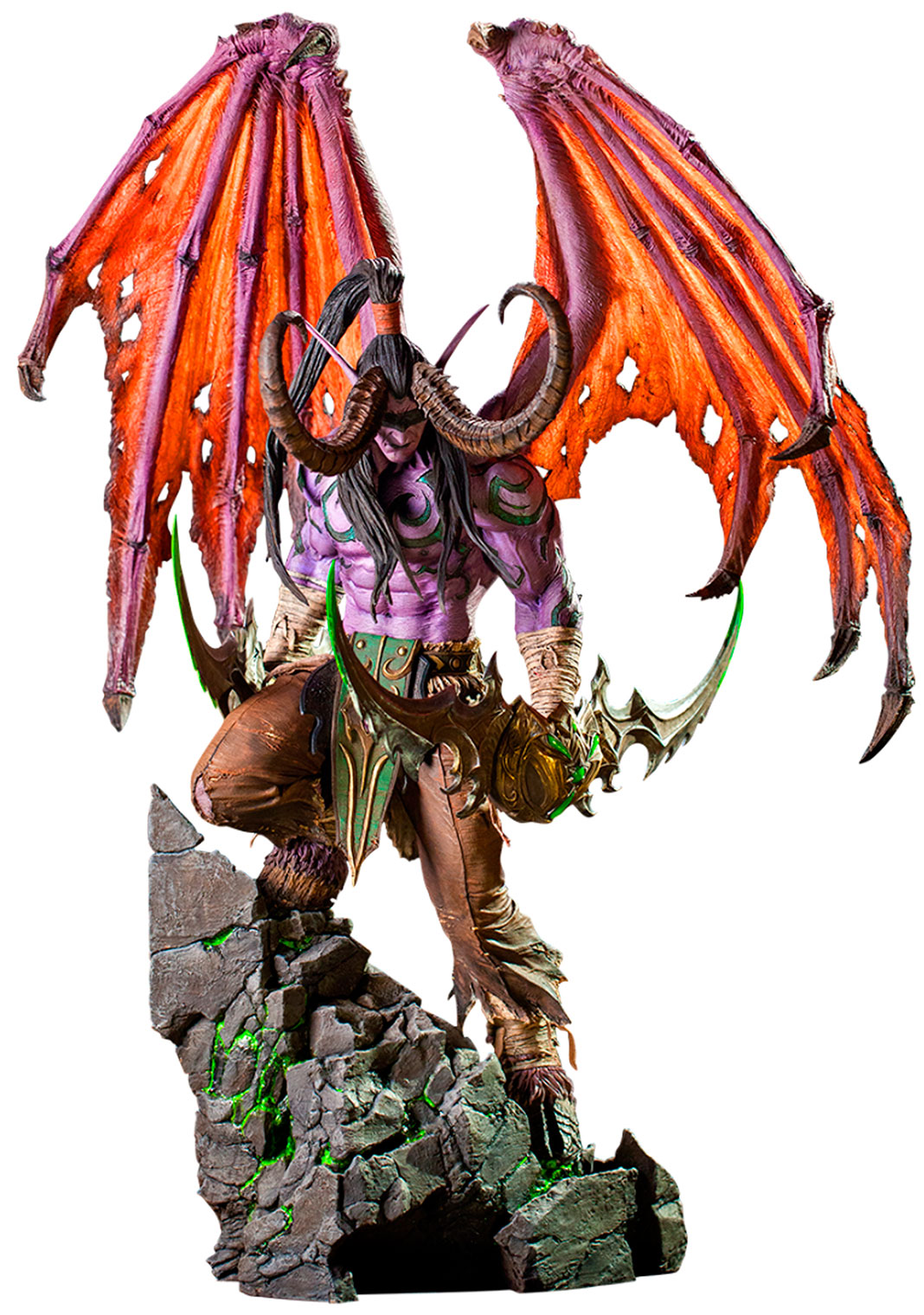 Фигурка коллекционная Blizzard World of Warcraft Illidan world of warcraft wow demon hunter illidan anime movie figure 18cm 7 inch pvc game figma toys modle collect gift figurines