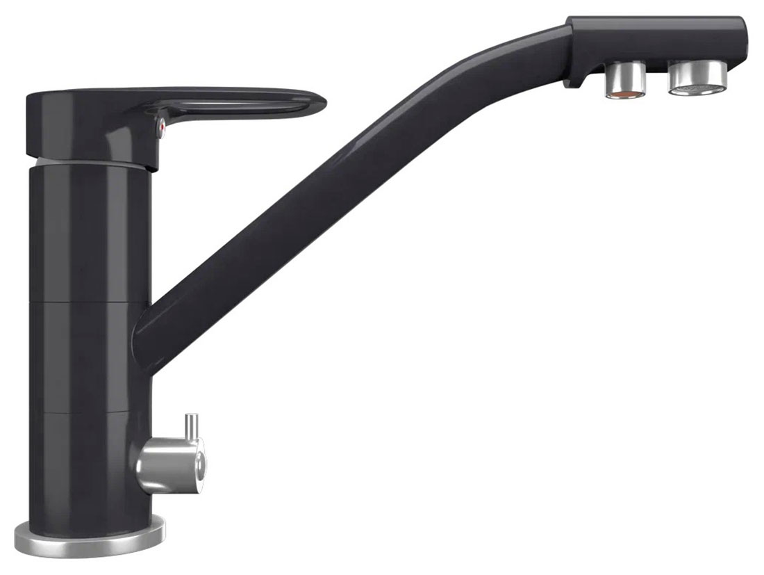 Изображение товара Кухонный смеситель Ulgran UQ-010/космос (UQ-010-08)