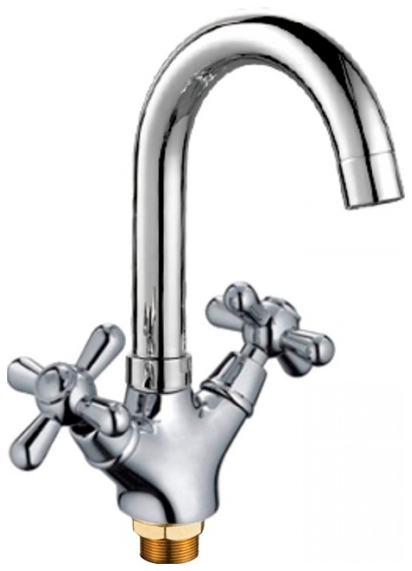 Изображение товара Смеситель для кухни Haiba HB25 хром поворотный аэратор 5 лет гарантия