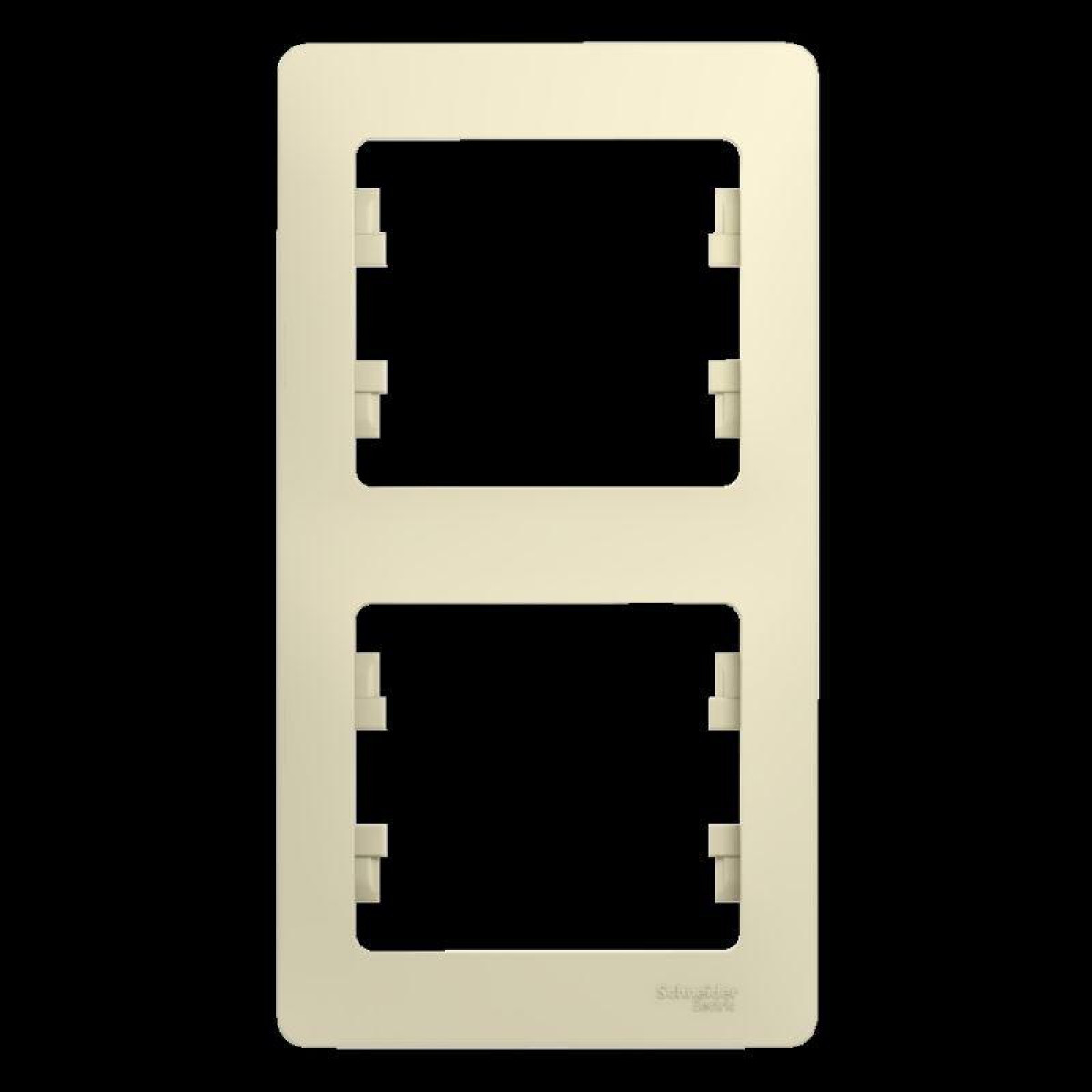 Изображение товара Рамка декоративная 2-м Systeme Electric Глосса бежевый