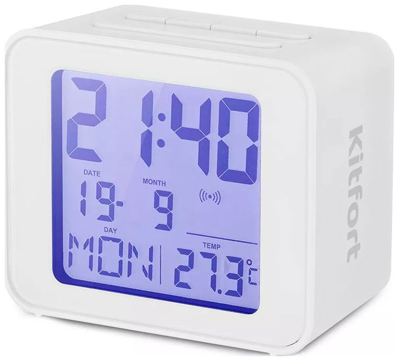 Часы с термометром Kitfort КТ-3303-2 белый