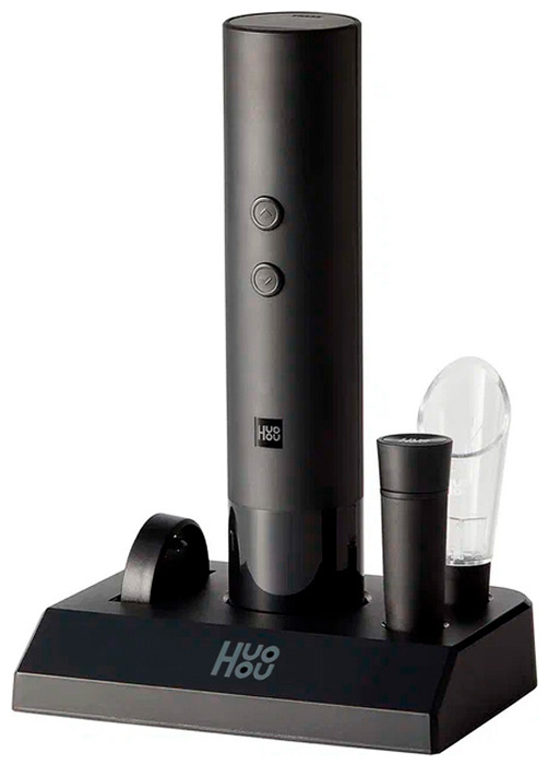 Изображение товара Электрический штопор Huo Hou EWO-N1 5IN1 черный (HU0239)