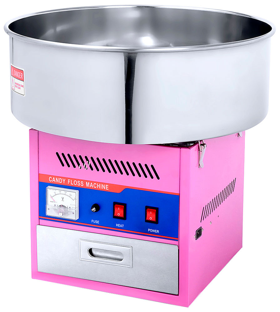 

Аппарат для сахарной ваты Viatto EC-01, Розовый/металлик