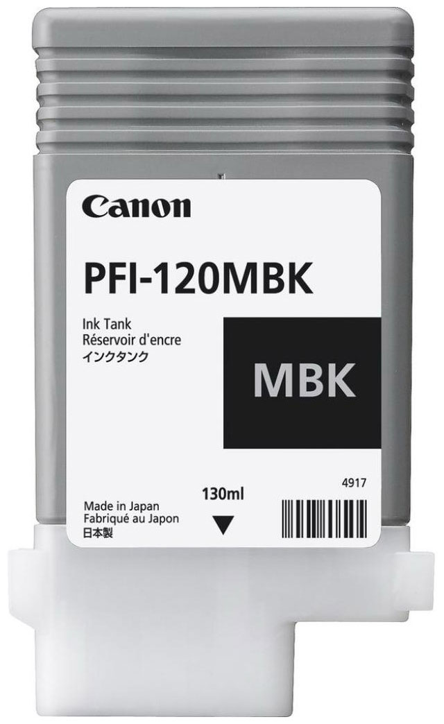 Изображение товара Картридж Canon PFI-120 2884 C 001 Матовый чёрный Изображение товара Картридж Canon PFI-120 2884 C 001 Матовый чёрный