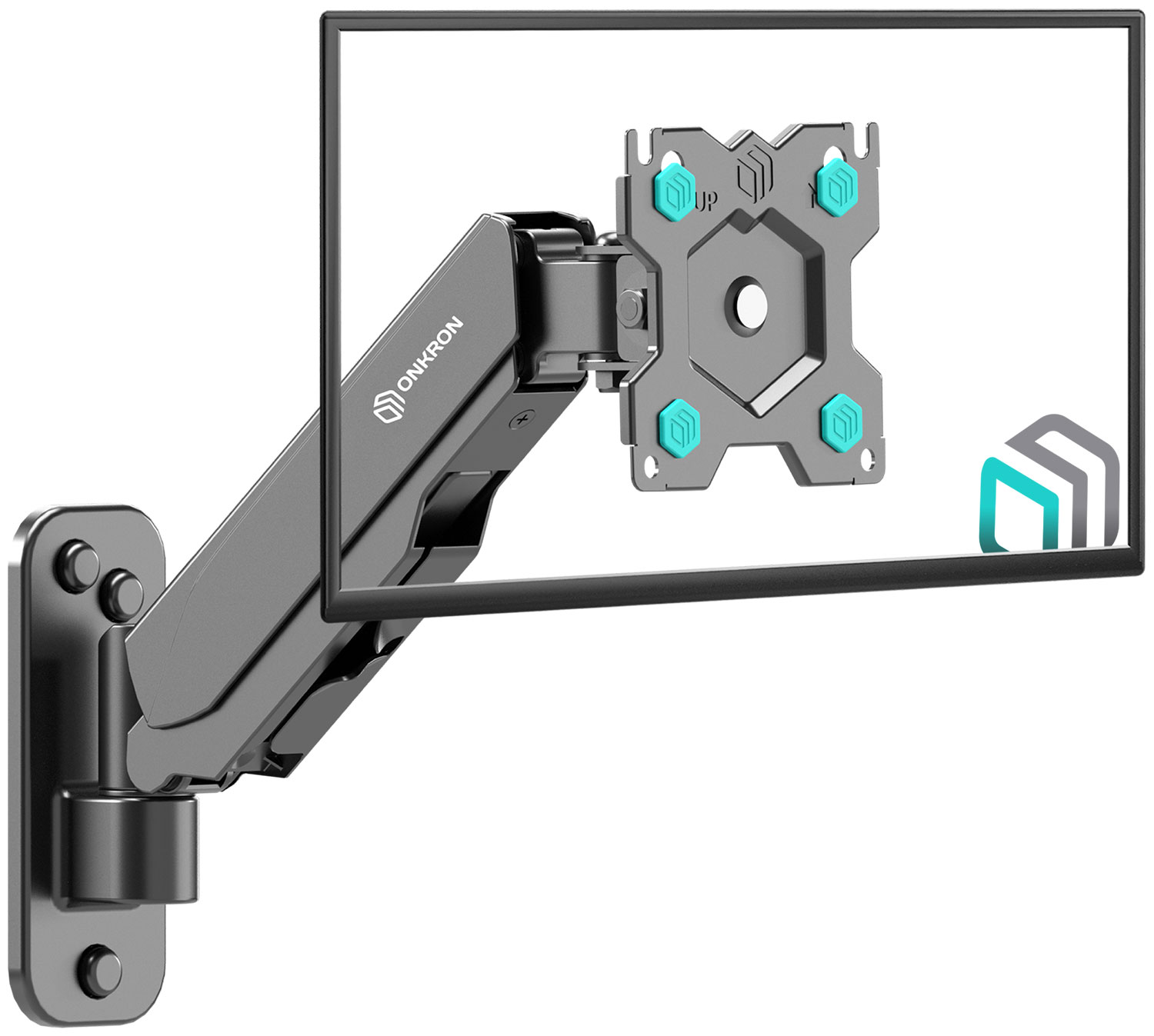 Изображение товара Настенный наклонно-поворотный кронштейн ONKRON G120 для телевизоров 13-34 дюймов