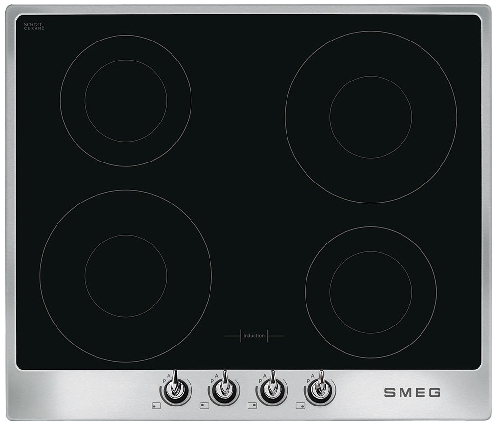 Изображение товара Электрическая варочная панель Smeg SI964XM из нержавеющей стали 4 индукционных зоны