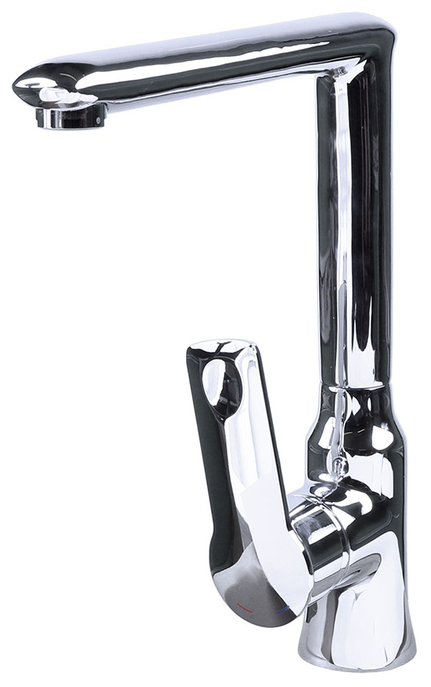 Изображение товара Кухонный смеситель Zigmund & Shtain 0700 однорычажный хром латунь Россия