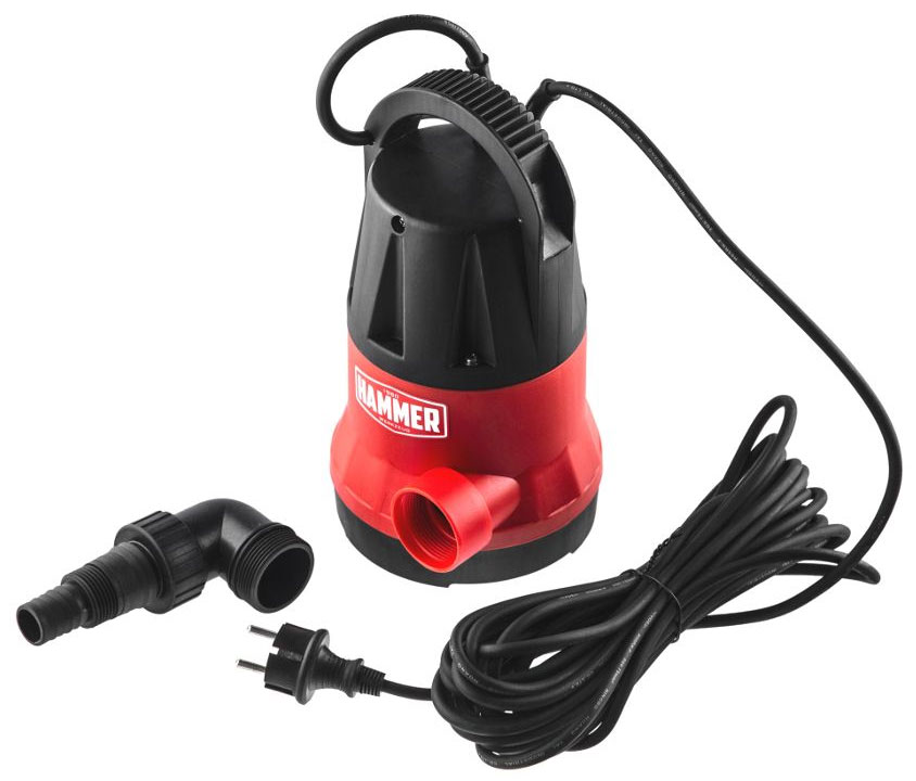 Изображение товара HAMMER NAP250CD - погружной дренажный насос для осушения воды и перекачки слабозагрязненной жидкост