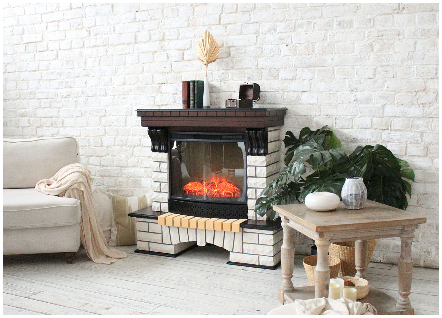 Изображение товара Каминокомплект Realflame STONE NEW FS25/25'5 с электроочагом EVRICA