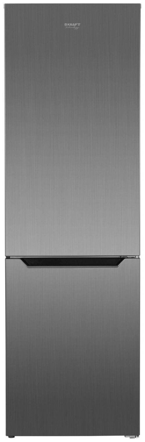 Изображение товара Двухкамерный холодильник Kraft TNC-NF302X с нижним морозильником, No Frost