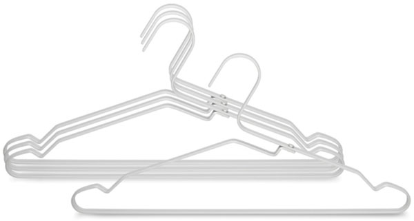 Изображение товара Алюминиевые вешалки для одежды Brabantia 4 шт серебристые