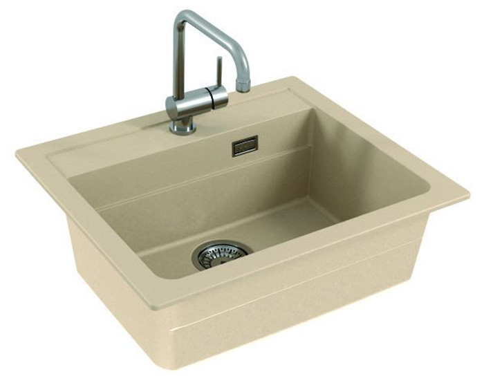 

Кухонная мойка Alveus GRANITAL ATROX 30 TERRA G22 590 X 500 1X с сифоном 1132823 (1131993), Песочный