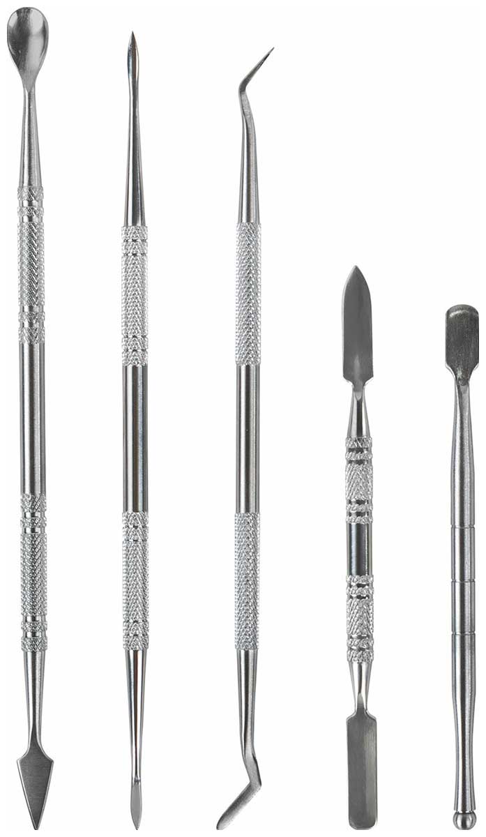 Изображение товара Набор металлических стеков для лепки и моделирования Brauberg ART CLASSIC 5 шт