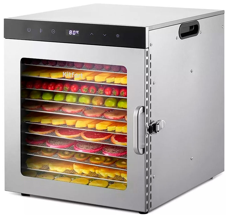 Изображение товара Сушилка для овощей и фруктов Kitfort КТ-1951 12 поддонов регулируемая температура
