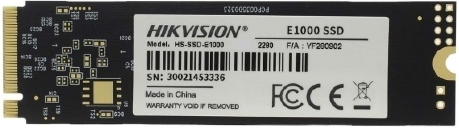 Изображение товара Накопитель SSD Hikvision M.2 E100 512 Гб PCIe