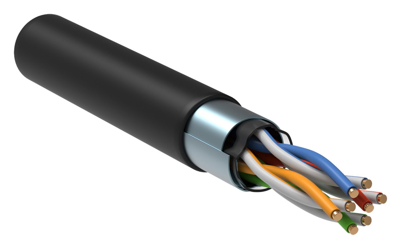 Изображение товара Информационный кабель категории 5E F/UTP 305м Generica черный