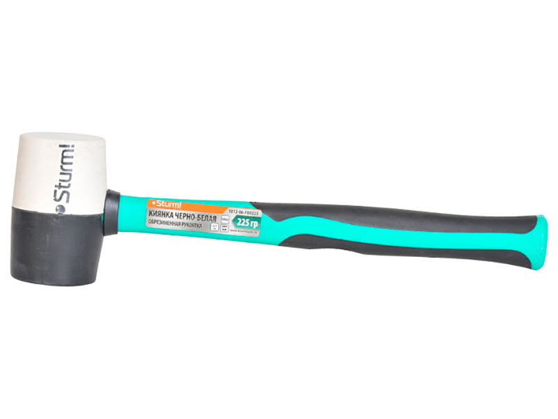 Изображение товара Киянка Sturm! 1012-06-FB0225 резиновый боек фиберглассовая рукоятка