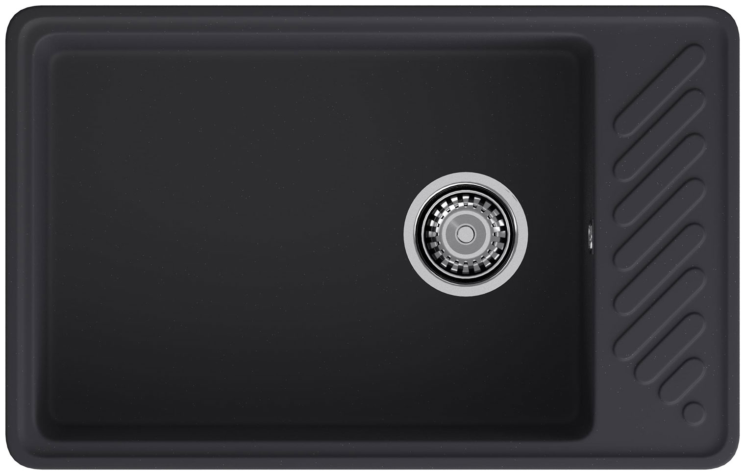 Изображение товара Кухонная мойка GranFest Quarz GF-ZL-51 черного цвета