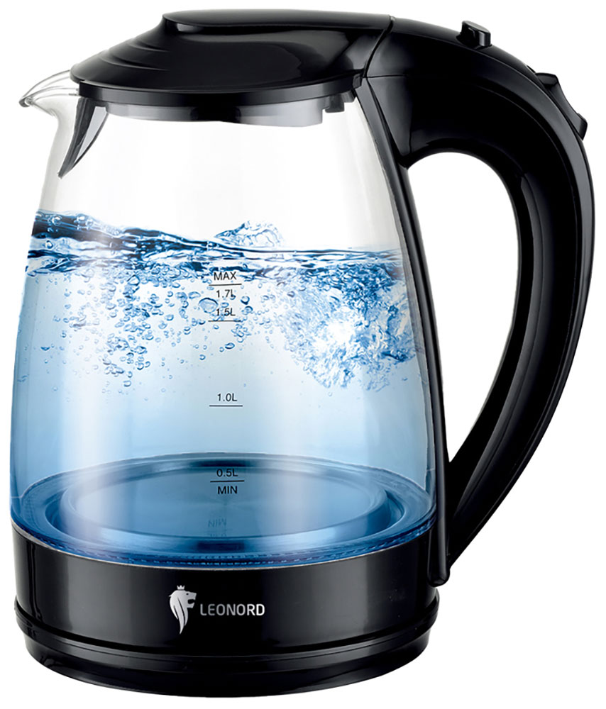 Изображение товара Чайник электрический Leonord LE-1514, 1.7 л, черный (107166)