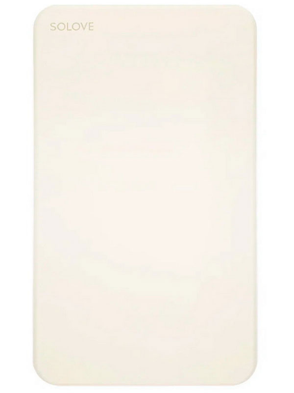 

Внешний аккумулятор Solove 5000 mAh, Magnetic MagSafe, 20W, QC 3.0, PD, 3A, Lightning input + Type-C input/output dual side (W9 Beige RUS)