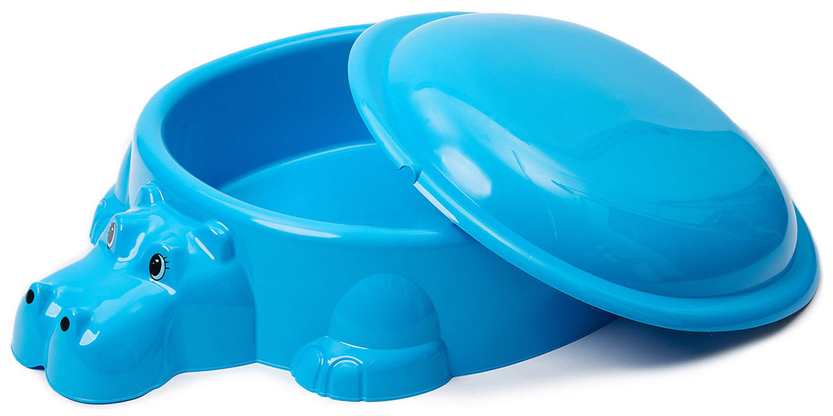 Изображение товара Песочница с крышкой ZebraToys Бегемот (19-0004)