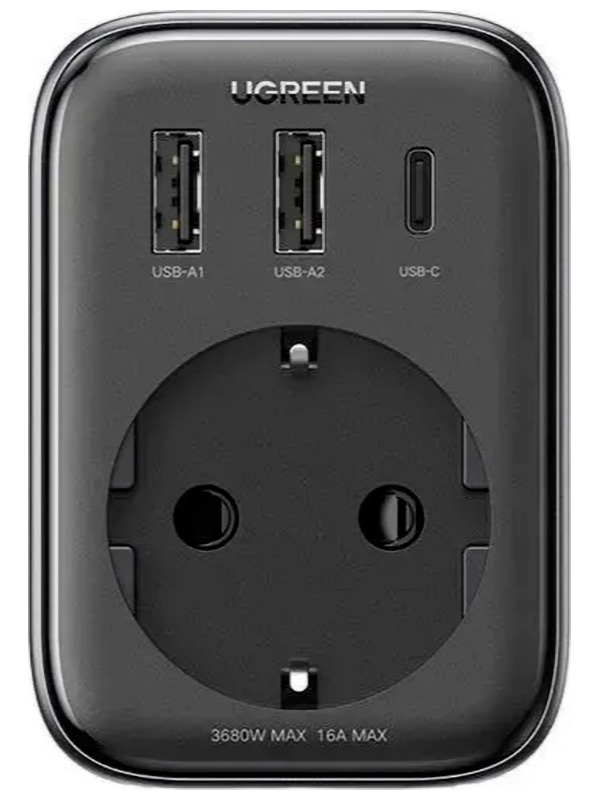 Изображение товара Ugreen CD314 90613 сетевое зарядное устройство с USB Type-C и USB-A 30W