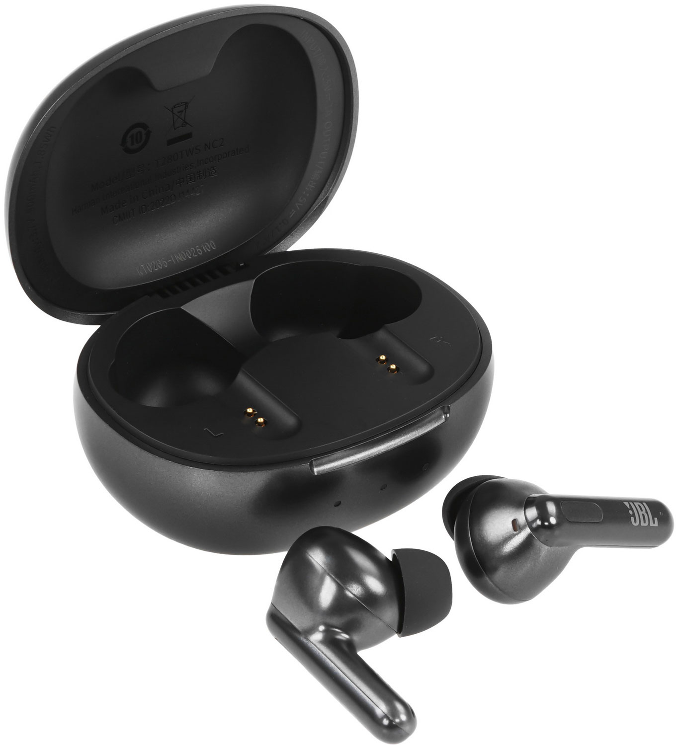 Изображение товара Беспроводные вставные наушники JBL T280 TWS NC2 черные с микрофоном