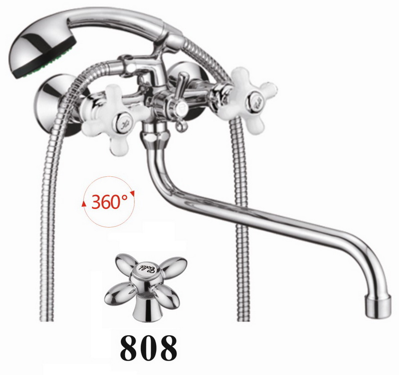 Изображение товара Смеситель для ванной комнаты D-Lin хром (D145808)