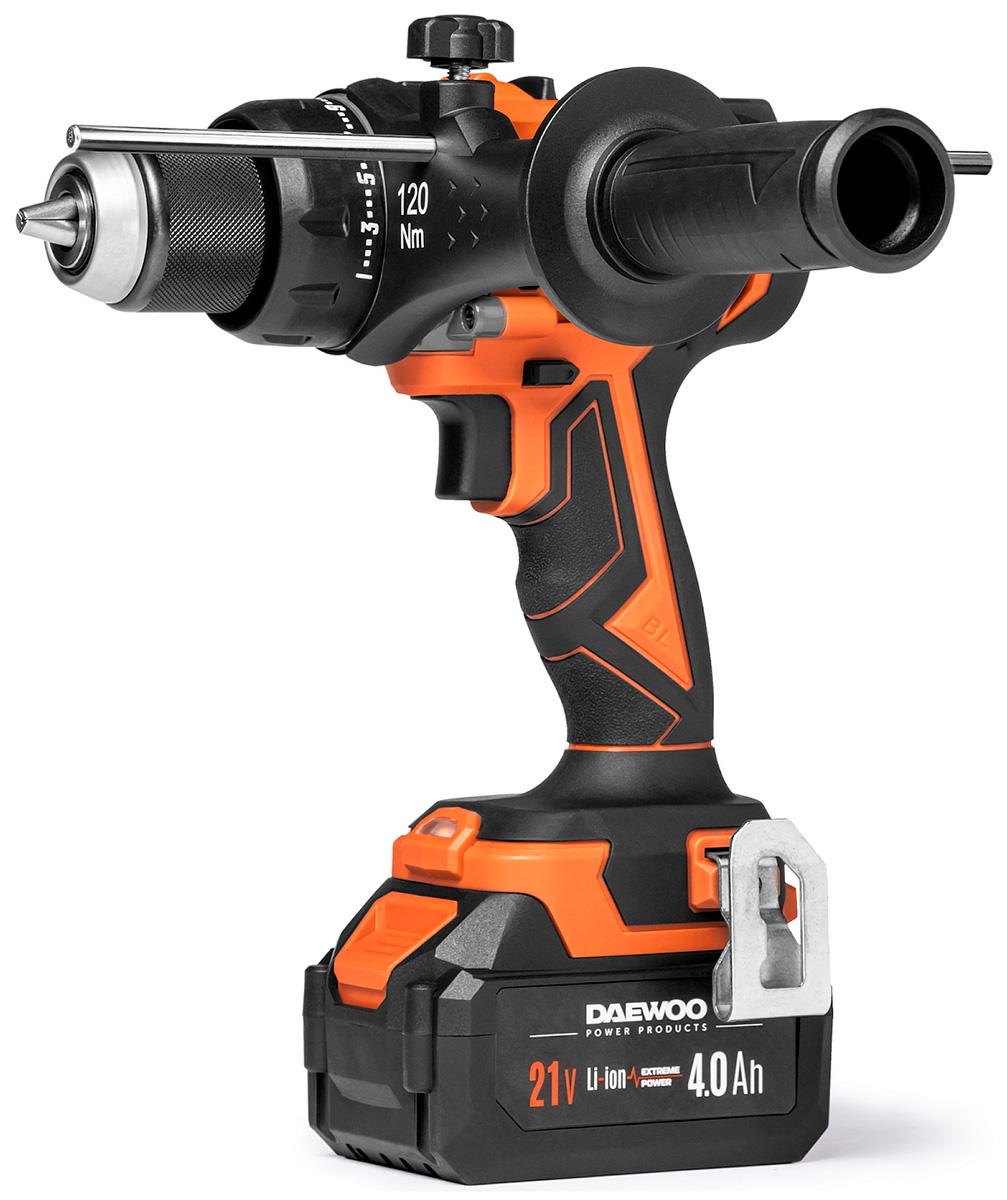Изображение товара Аккумуляторная ударная дрель-шуруповерт Daewoo DAA 6521Li SET 120Нм 2 скорости