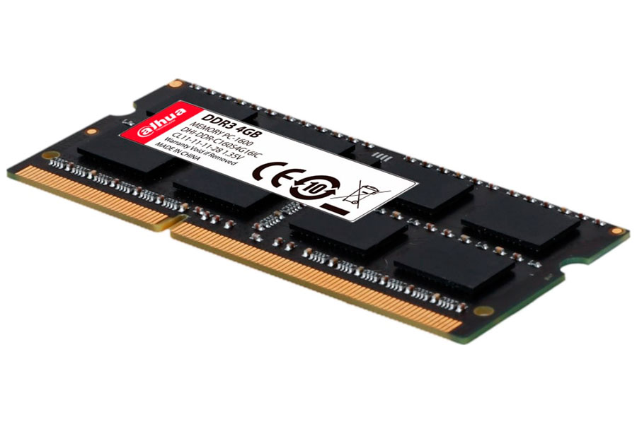 Изображение товара Оперативная память Dahua SODIMM DDR3 4Gb 1600Mhz (DHI-DDR-C160S4G16)