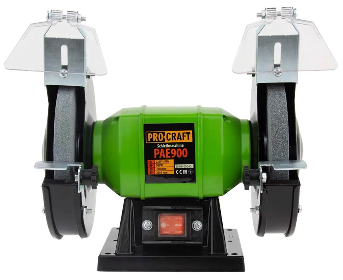 Изображение товара Точильный станок Procraft PAE 900/150 мощный и безопасный