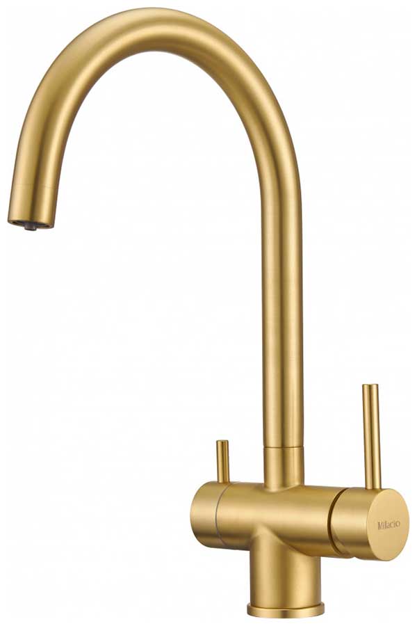 Изображение товара Кухонный смеситель Milacio Ultra, золото (MCU.554.GD)