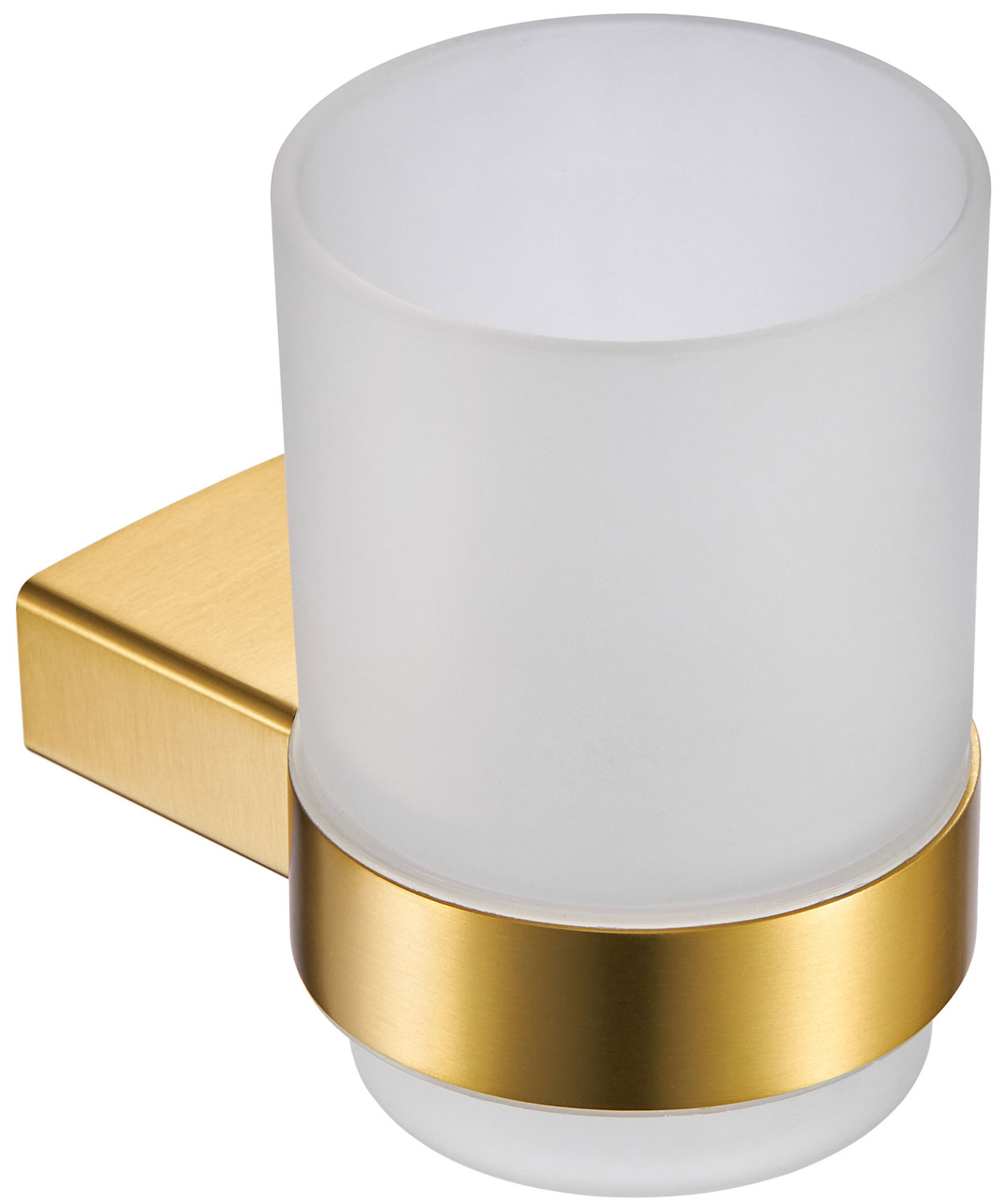 Изображение товара Держатель со стаканом Milacio Ultra настенный золото матовое, современный стиль