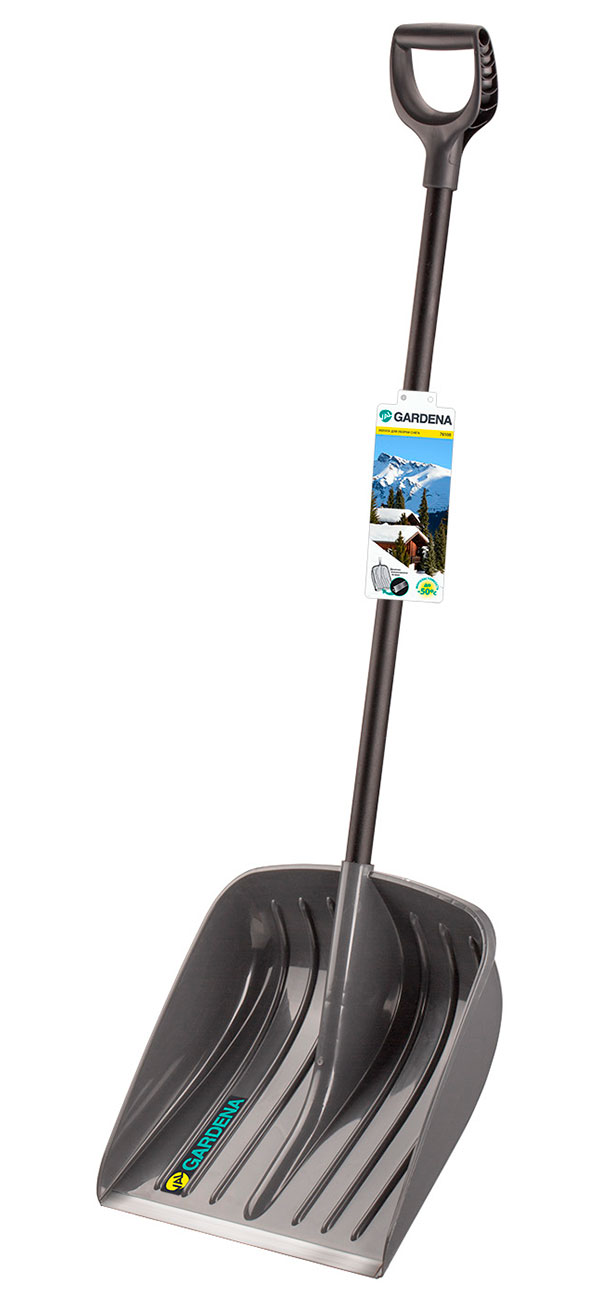 Изображение товара Снеговая лопата Amigo val Gardena grey из полипропилена и алюминия