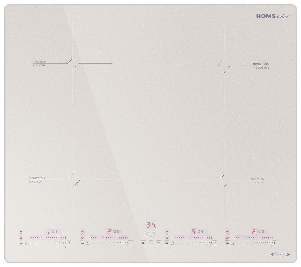 Изображение товара Электрическая варочная панель Homsair HIC64SBG Inverter