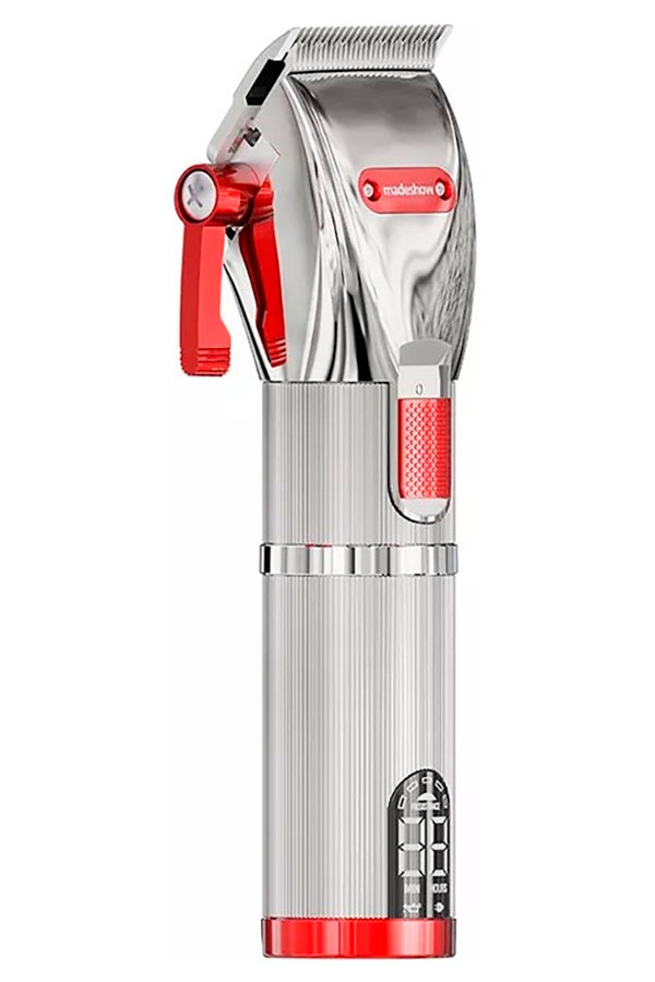 Изображение товара Машинка для стрижки волос Madeshow M5 Red профессиональный ножной аккумулятор