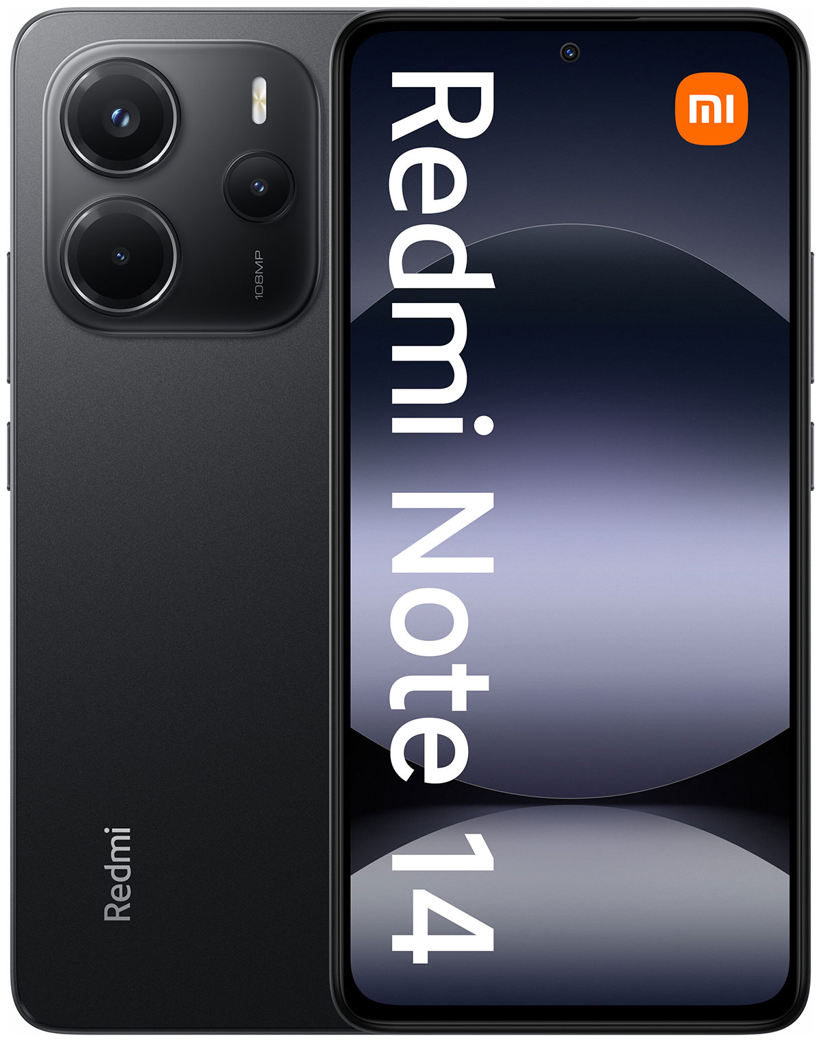 

Смартфон REDMI Note 14 8+256 GB Midnight Black, Черный