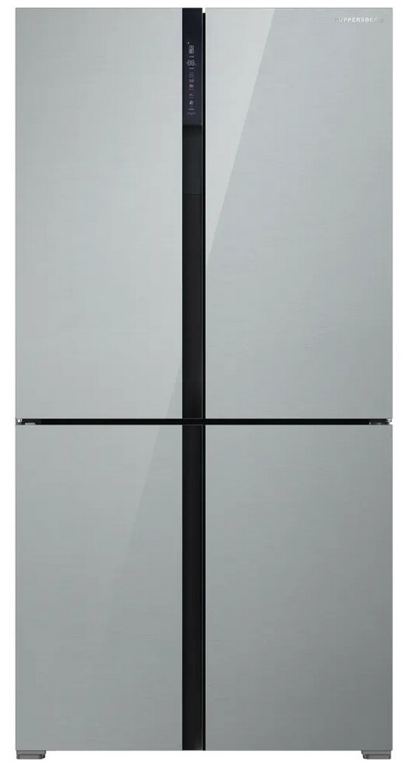 

Многокамерный холодильник Kuppersberg NFFD 185 SG, Серебристое стекло