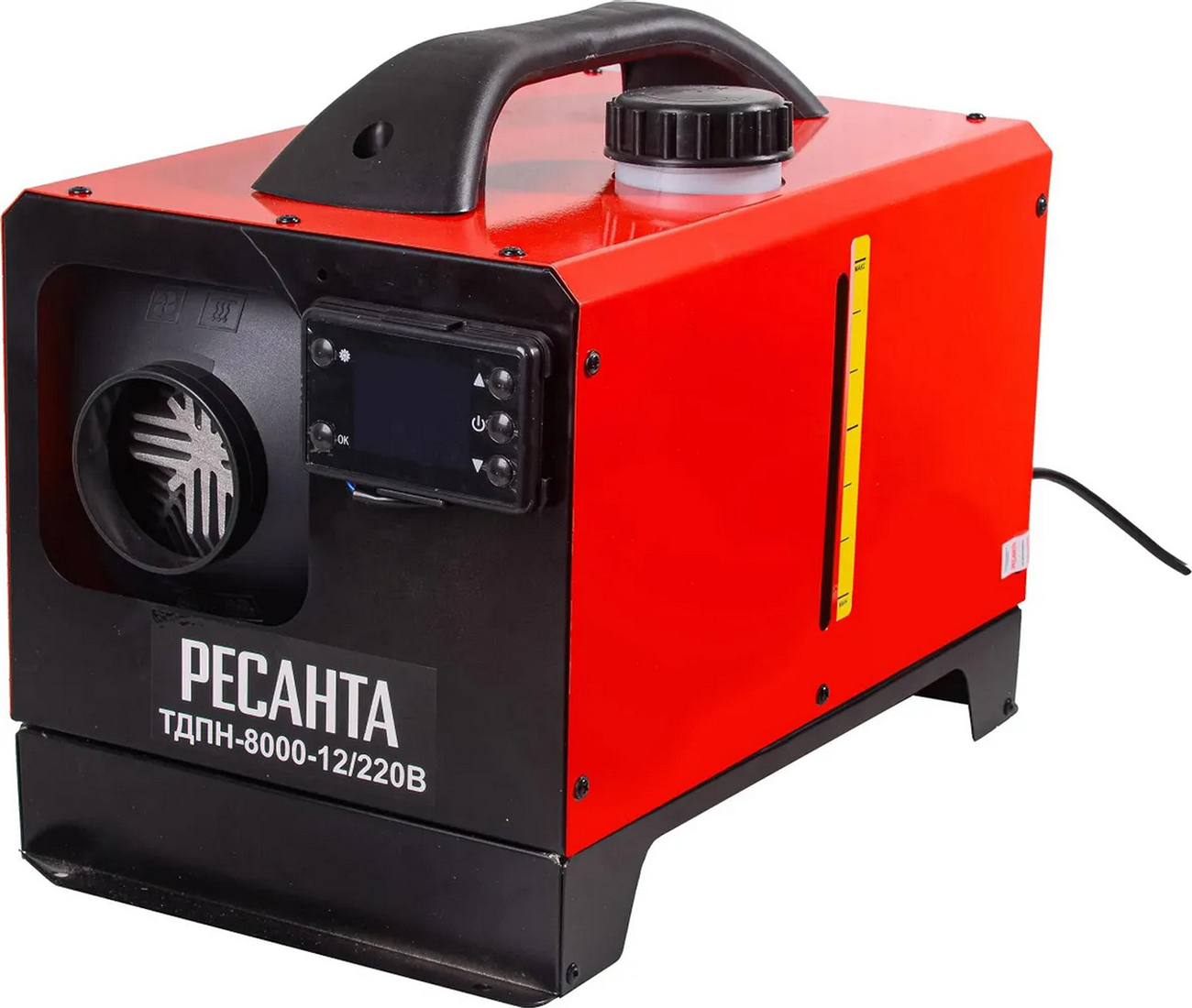 

Тепловая дизельная пушка непрямого нагрева Ресанта ТДПН-8000-12/220В, Красный/черный